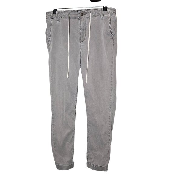 Paige Womens  Christy Gray Jogger Pants Elastic‎ Waist & Drawstring  Size 29 - Picture 1 of 11